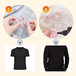 Cloth Hotfix Rhinestone Iron on/Sew on Patches&nbsp;DIY-WH0321-80