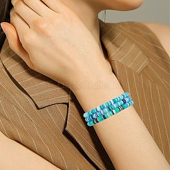 15Pcs Polymer Clay Bracelets&nbsp;BJEW-SW001594