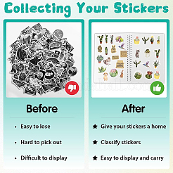Sticker Collection Book&nbsp;AJEW-WH0582-004