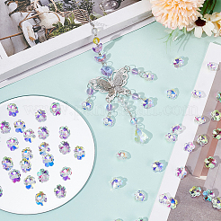 100Pcs Glass Pendants&nbsp;GLAA-SP0001-63
