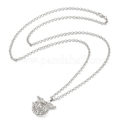 Brass Pendant Necklaces&nbsp;NJEW-P299-A05-P