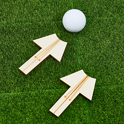 2Pcs Wood Golf Ball Markers&nbsp;AJEW-FH0005-41