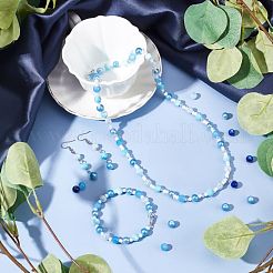 DIY Blue Themed Jewelry Making Kits&nbsp;DIY-PH0001-23P