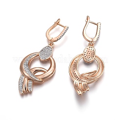 Brass Micro Pave Cubic Zirconia Jewelry Sets&nbsp;SJEW-F189-08KCG