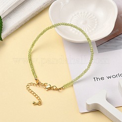 Natural Peridot Beaded Bracelets&nbsp;BJEW-JB06091-03