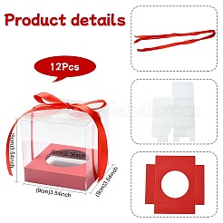 Square PET & Paper Bakery Box&nbsp;CON-FZC0002-004E