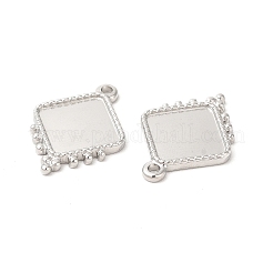 Non-Tarnish 304 Stainless Steel Pendant Cabochon Settings&nbsp;STAS-L268-042P