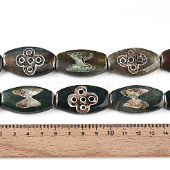 Tibetan Style dZi Beads&nbsp;G-S359-250A