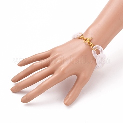 Acrylic Cuban Link Chain Bracelets&nbsp;BJEW-JB05659-04