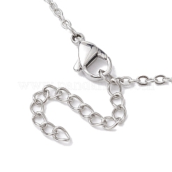 Non-Tarnish Stainless Steel Macrame Pouch Empty Stone Holder for Necklace Makings&nbsp;NJEW-JN04825-02