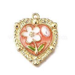 Alloy Enamel Pendants&nbsp;ENAM-K076-12C-M