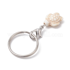 Turtle Dyed Synthetic Turquoise Keychain&nbsp;KEYC-JKC00962-02
