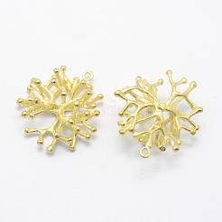 Brass Pendants&nbsp;KK-F721-032C-RS