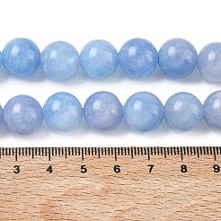 Dyed Natural Malaysia Jade Beads Strands&nbsp;G-G021-01D-07
