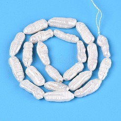 Natural Baroque Pearl Keshi Pearl Beads Strands&nbsp;PEAR-ZX008-10