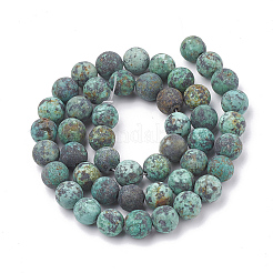 Natural African Turquoise(Jasper) Beads Strands&nbsp;G-T106-204