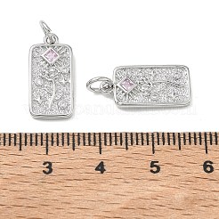 SHEGRACE Valentine's Day Brass Cubic Zirconia Pendants&nbsp;XGRQ3K497-552P