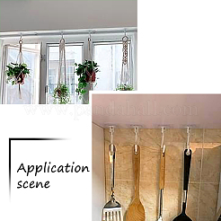 6Pcs 3 Color Plastic Rotate Hook Hangers&nbsp;AJEW-SW0001-05