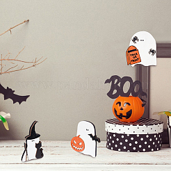 Halloween Themed Wood Display Decorations&nbsp;DJEW-WH0001-20
