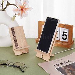 Basswood Mobile Phone Holders&nbsp;AJEW-WH0606-95A