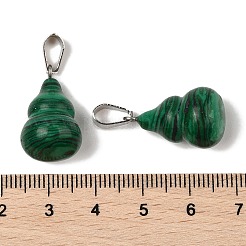 Synthetic Malachite Pendants&nbsp;G-B127-03P-07