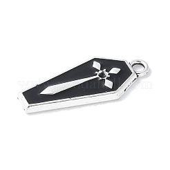 Alloy Enamel Pendants&nbsp;PALLOY-Q031-01AS-B