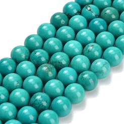 Natural Howlite Beads Strands&nbsp;G-Z149-A01-10mm