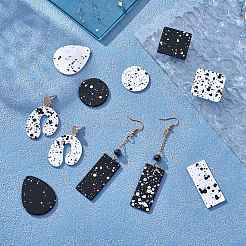 20Pcs 10 Style Acrylic Pendants&nbsp;SACR-SZ0001-16