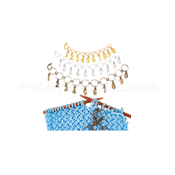 Acrylic Beaded Knitting Row Counter Chains&nbsp;HJEW-BC00012