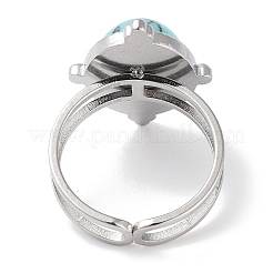 304 Stainless Steel Ring&nbsp;RJEW-B059-06P-03