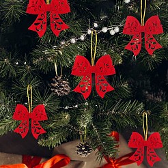 Non-woven Fabric Bowknot Pendant Decorations&nbsp;PW-WG56556-01