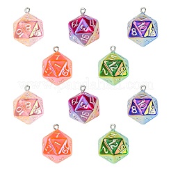 Electroplated Resin Pendants&nbsp;RESI-CJC0023-15