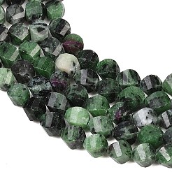 Natural Ruby in Zoisite Beads Strands&nbsp;G-P611-C22-01