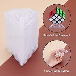 Plastic Triangle Speed Magic Cubes Base Holder Frame Accessories Puzzle Cube Organize&nbsp;ODIS-WH0005-67