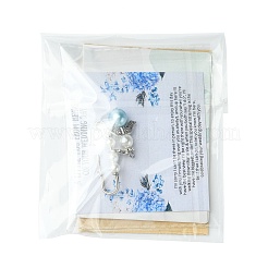 1Pc Angel Polyester & Plastic Alloy Brooch&nbsp;JEWB-FS0001-10