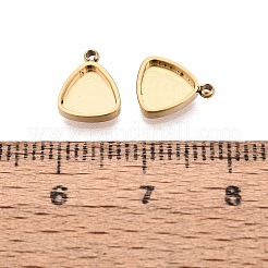 304 Stainless Steel Pendant Cabochon Component&nbsp;STAS-Q113-15G