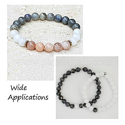 Natural Labradorite Round Beads&nbsp;G-FW0001-02
