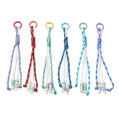 6Pcs Polyester & Spandex Parachute Cord Pendant Decorations&nbsp;HJEW-JM03794