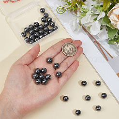1 Strand Electroplated Synthetic Non-Magnetic Hematite Beads Strands&nbsp;G-PA0002-42A