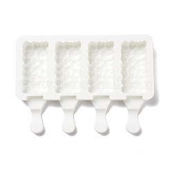 Food Grade DIY Rectangle Ice-cream Silicone Molds&nbsp;DIY-D062-03B