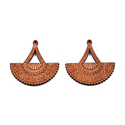 Spray Painted Wooden Pendants&nbsp;WOOD-N006-196