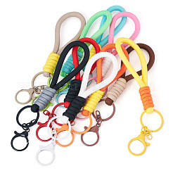 10Pcs 10 Colors Polyester Lanyard Hand Mobile Straps&nbsp;MOBA-TA0001-03