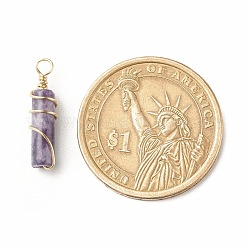 Natural Lepidolite Pendants&nbsp;PALLOY-JF01453-09