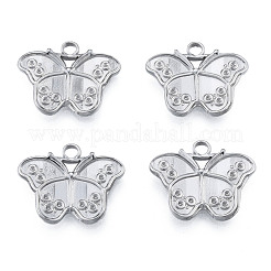 Non-Tarnish 304 Stainless Steel Pendant Rhinestone Settings&nbsp;STAS-N098-219P