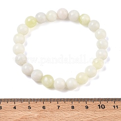 Natural Jade Round Beaded Stretch Bracelets&nbsp;GG-CBA12F1-02A-13