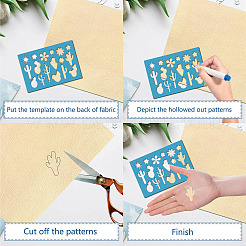 Acrylic Earring Handwork Template&nbsp;DIY-WH0359-035
