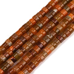 Dyed Natural Agate Beads Strands&nbsp;G-U030-B01-06