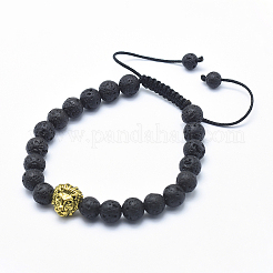 Nylon Cord Braided Bead Bracelets&nbsp;BJEW-F276-F
