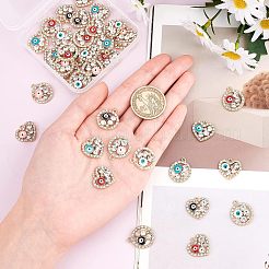 40Pcs 10 Style Rack Alloy Enamel Pendants&nbsp;ENAM-NB0001-65