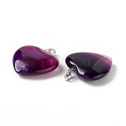Natural Agate Pendants&nbsp;G-G956-B65-FF